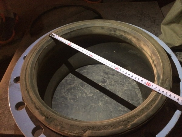 上海淞江橡膠接頭，大口徑法蘭橡膠接頭，橡膠接頭試壓，橡膠接頭漏水